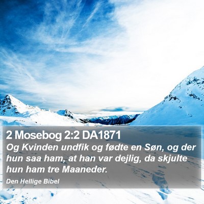 2 Mosebog 2:2 DA1871 Bible Verse Image