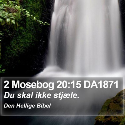 2 Mosebog 20:15 DA1871 Bible Verse Image