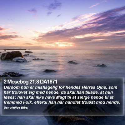 2 Mosebog 21:8 DA1871 Bible Verse Image