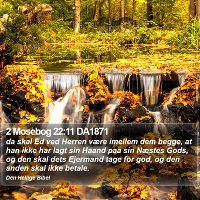 2 Mosebog 22:11 DA1871 Bible Verse Image