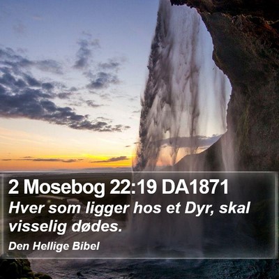 2 Mosebog 22:19 DA1871 Bible Verse Image