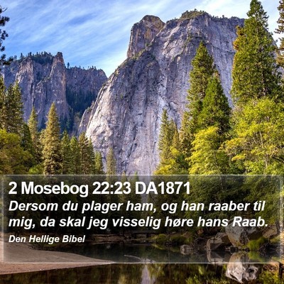 2 Mosebog 22:23 DA1871 Bible Verse Image