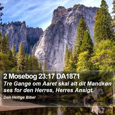 2 Mosebog 23:17 DA1871 Bible Verse Image