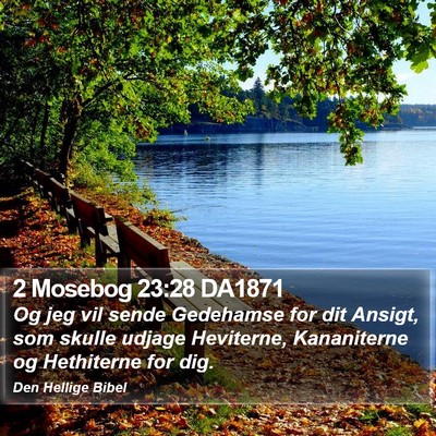 2 Mosebog 23:28 DA1871 Bible Verse Image