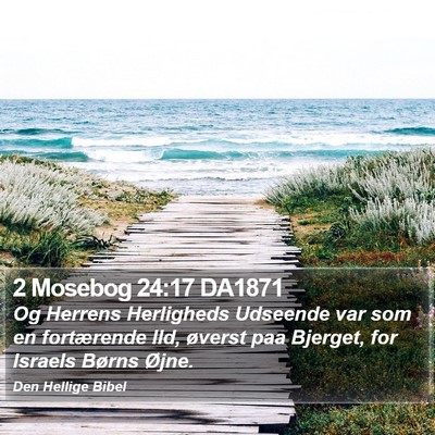 2 Mosebog 24:17 DA1871 Bible Verse Image