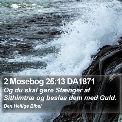 2 Mosebog 25:13 DA1871 Bible Verse Image