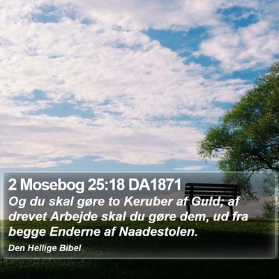 2 Mosebog 25:18 DA1871 Bible Verse Image