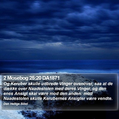 2 Mosebog 25:20 DA1871 Bible Verse Image