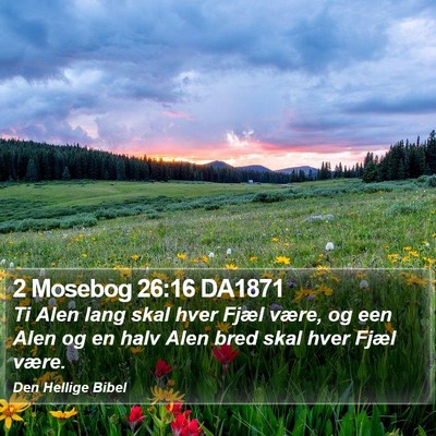 2 Mosebog 26:16 DA1871 Bible Verse Image