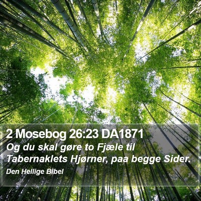 2 Mosebog 26:23 DA1871 Bible Verse Image
