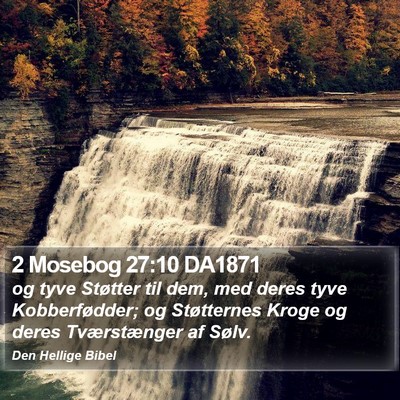 2 Mosebog 27:10 DA1871 Bible Verse Image
