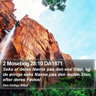 2 Mosebog 28:10 DA1871 Bible Verse Image