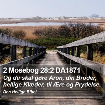 2 Mosebog 28:2 DA1871 Bible Verse Image