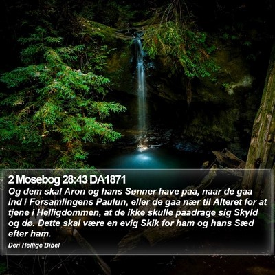 2 Mosebog 28:43 DA1871 Bible Verse Image