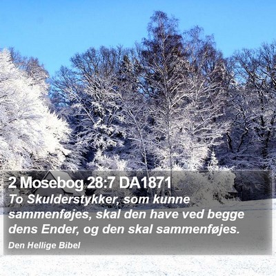 2 Mosebog 28:7 DA1871 Bible Verse Image