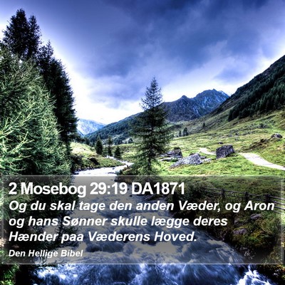2 Mosebog 29:19 DA1871 Bible Verse Image