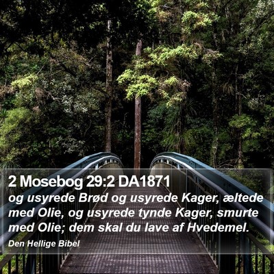 2 Mosebog 29:2 DA1871 Bible Verse Image