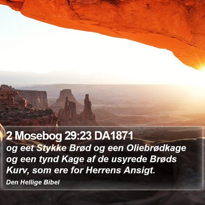 2 Mosebog 29:23 DA1871 Bible Verse Image