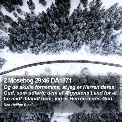 2 Mosebog 29:46 DA1871 Bible Verse Image