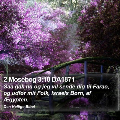 2 Mosebog 3:10 DA1871 Bible Verse Image