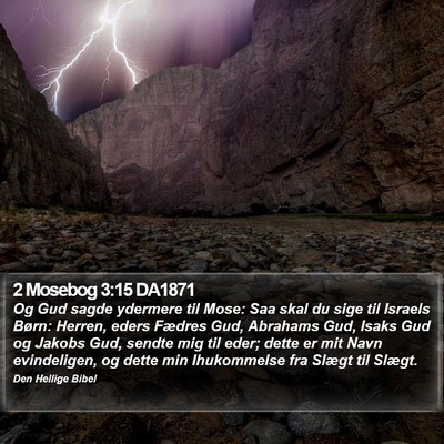 2 Mosebog 3:15 DA1871 Bible Verse Image