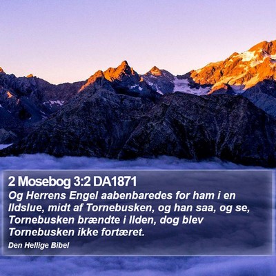 2 Mosebog 3:2 DA1871 Bible Verse Image