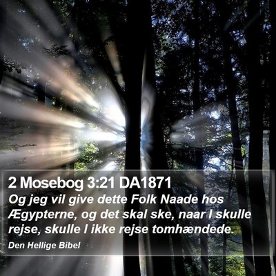 2 Mosebog 3:21 DA1871 Bible Verse Image