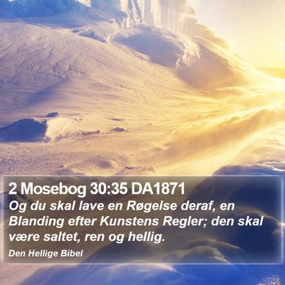 2 Mosebog 30:35 DA1871 Bible Verse Image