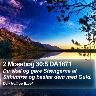 2 Mosebog 30:5 DA1871 Bible Verse Image