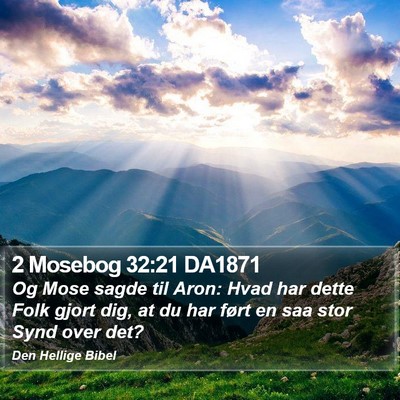 2 Mosebog 32:21 DA1871 Bible Verse Image