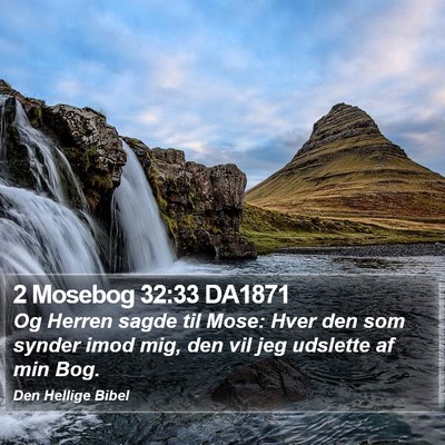2 Mosebog 32:33 DA1871 Bible Verse Image