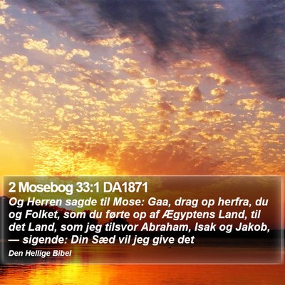 2 Mosebog 33:1 DA1871 Bible Verse Image