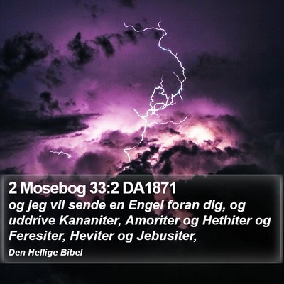 2 Mosebog 33:2 DA1871 Bible Verse Image