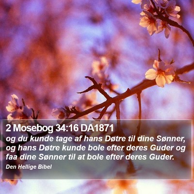 2 Mosebog 34:16 DA1871 Bible Verse Image
