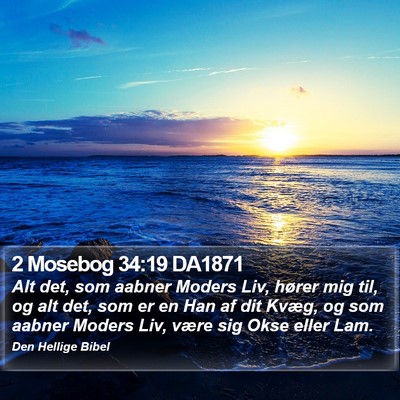 2 Mosebog 34:19 DA1871 Bible Verse Image