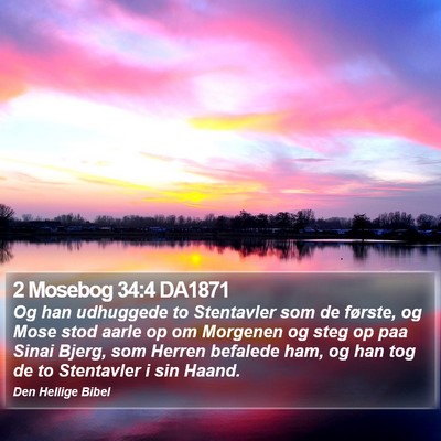 2 Mosebog 34:4 DA1871 Bible Verse Image