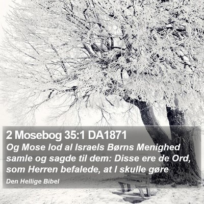 2 Mosebog 35:1 DA1871 Bible Verse Image