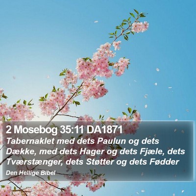 2 Mosebog 35:11 DA1871 Bible Verse Image