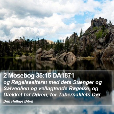2 Mosebog 35:15 DA1871 Bible Verse Image