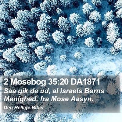 2 Mosebog 35:20 DA1871 Bible Verse Image
