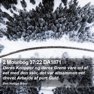 2 Mosebog 37:22 DA1871 Bible Verse Image