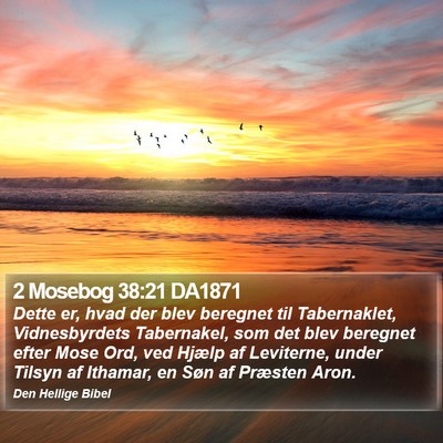 2 Mosebog 38:21 DA1871 Bible Verse Image
