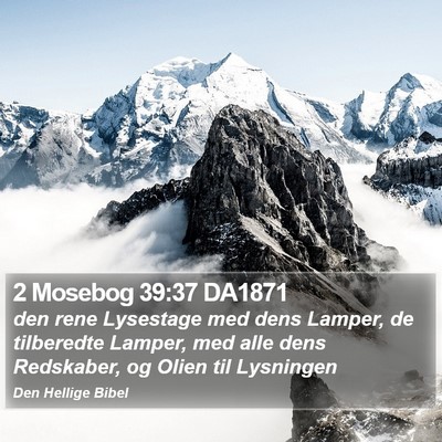 2 Mosebog 39:37 DA1871 Bible Verse Image