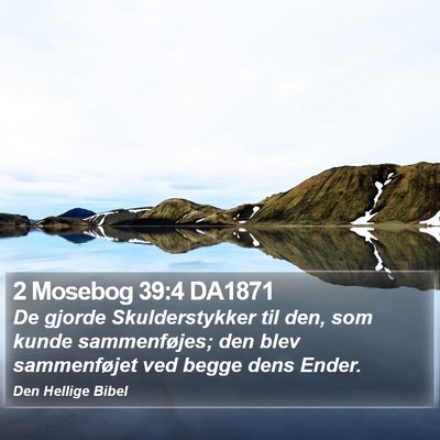 2 Mosebog 39:4 DA1871 Bible Verse Image
