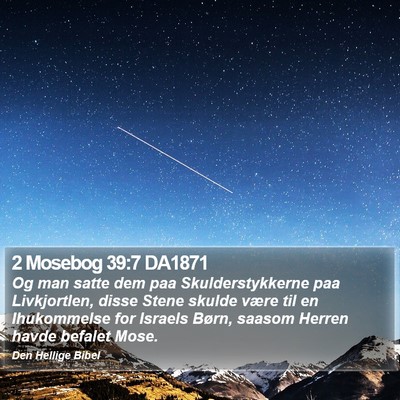 2 Mosebog 39:7 DA1871 Bible Verse Image