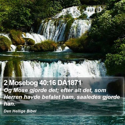 2 Mosebog 40:16 DA1871 Bible Verse Image