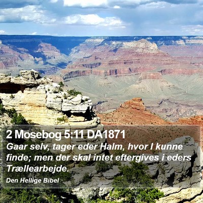 2 Mosebog 5:11 DA1871 Bible Verse Image