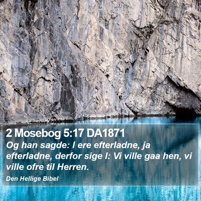 2 Mosebog 5:17 DA1871 Bible Verse Image