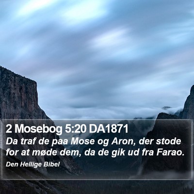 2 Mosebog 5:20 DA1871 Bible Verse Image
