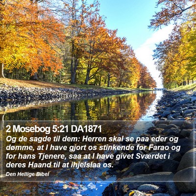 2 Mosebog 5:21 DA1871 Bible Verse Image